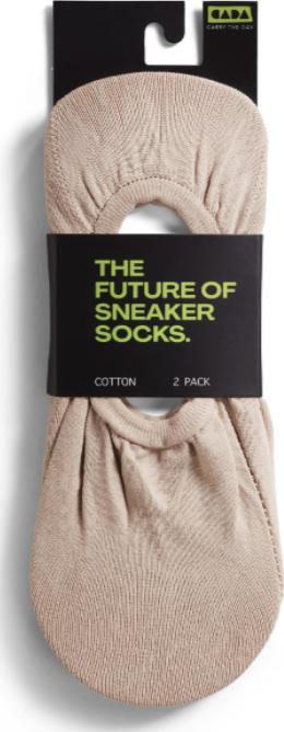 Unisex 2-Pack Cotton Sneakersok Skin