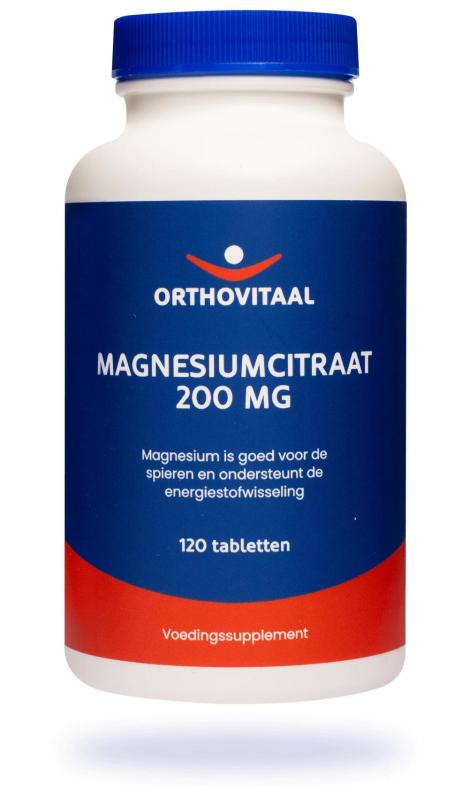 Orthovitaal Magnesium Citraat 200 mg 120tb