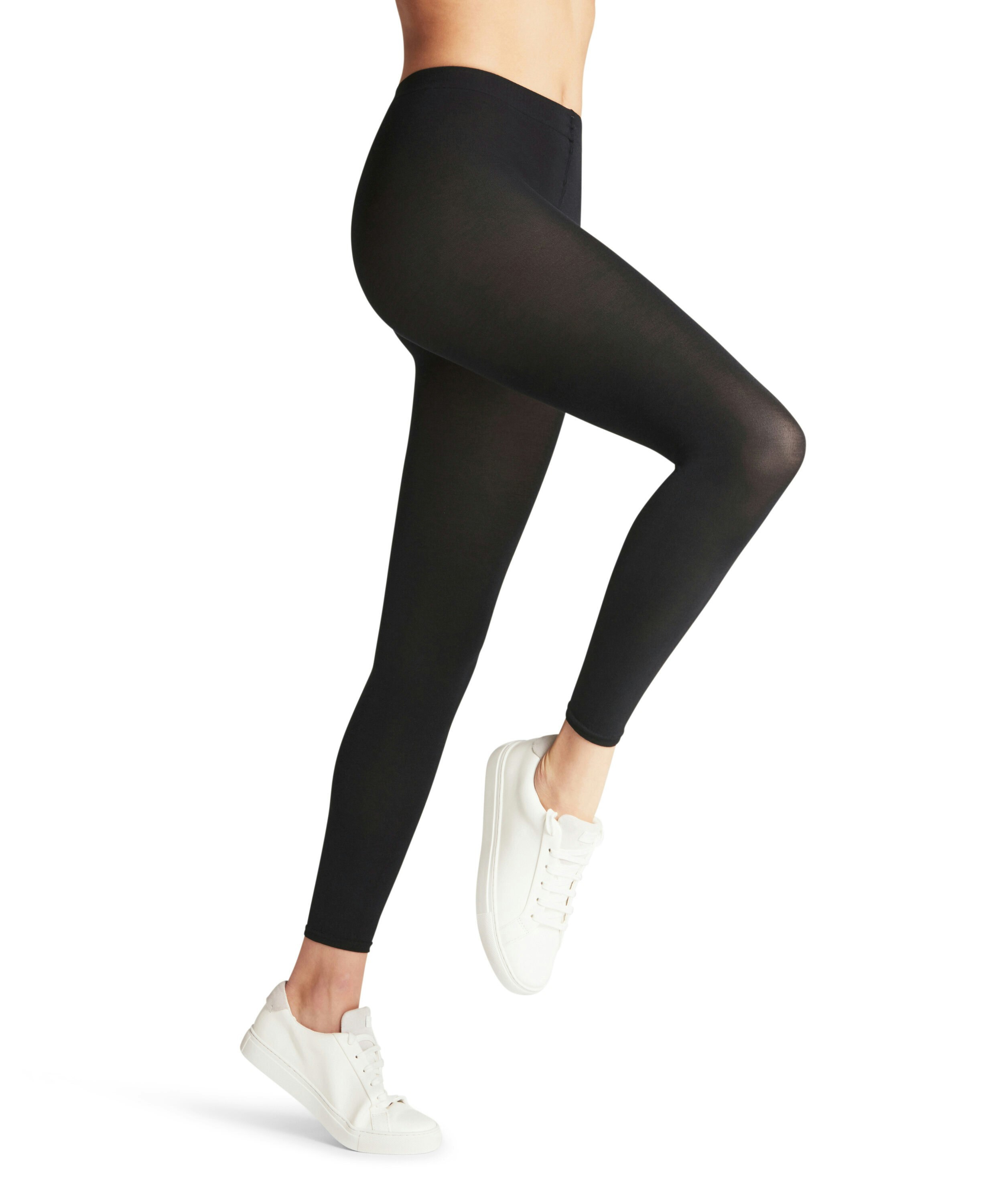 FALKE Dames Cotton Touch Legging Zwart