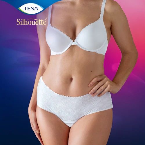 Silhouette Low Waist Normal Wit M