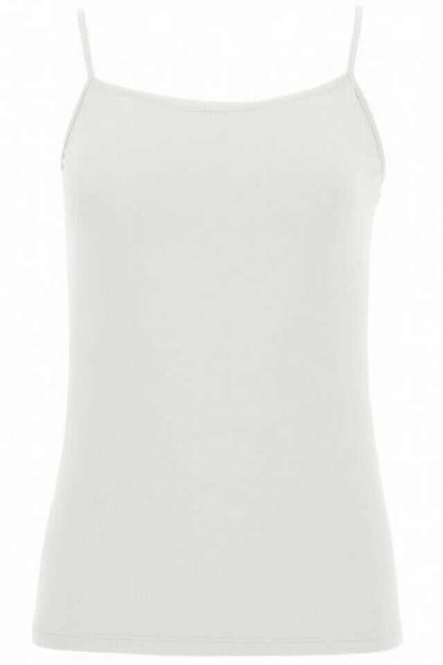 Dames Perfect Line Modal Top Ivory