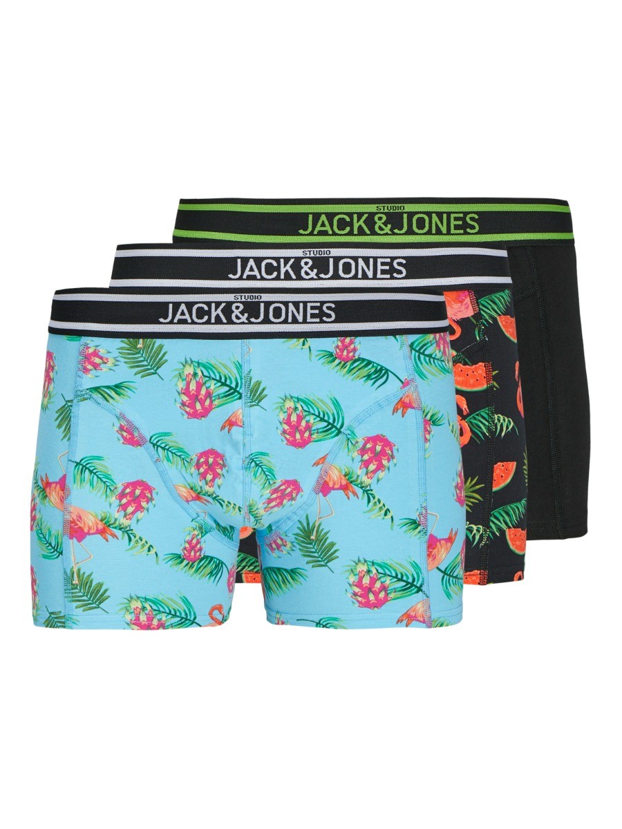 Heren Jacwatermelon Boxershort 3-Pack Black