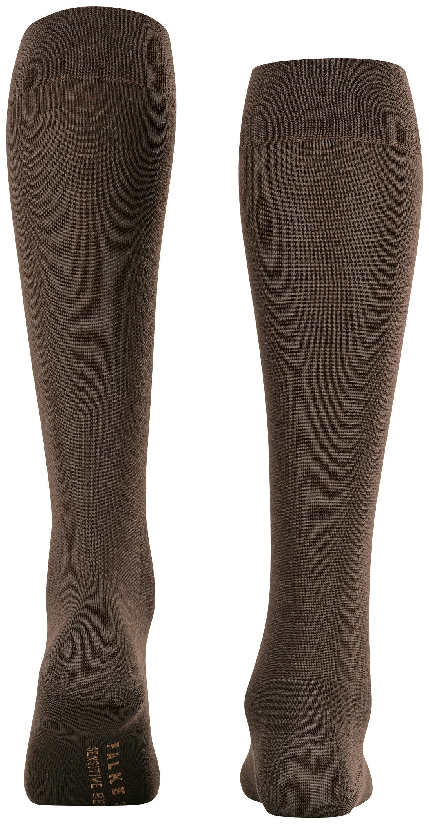 FALKE Dames Sensitive Berlin Kniekousen Donker Bruin