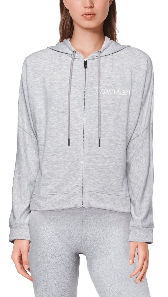 Dames Zipper Hoodie Grijs