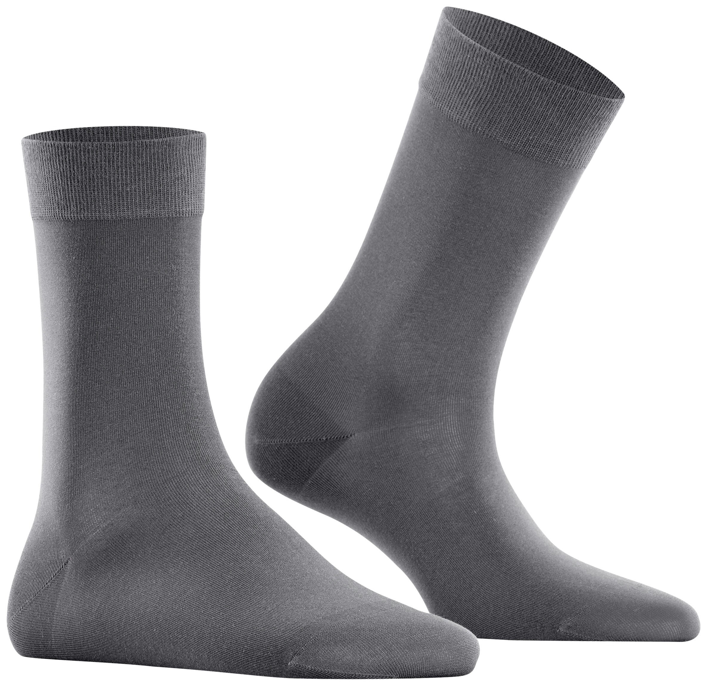 FALKE Dames Cotton Touch Sokken Platinum