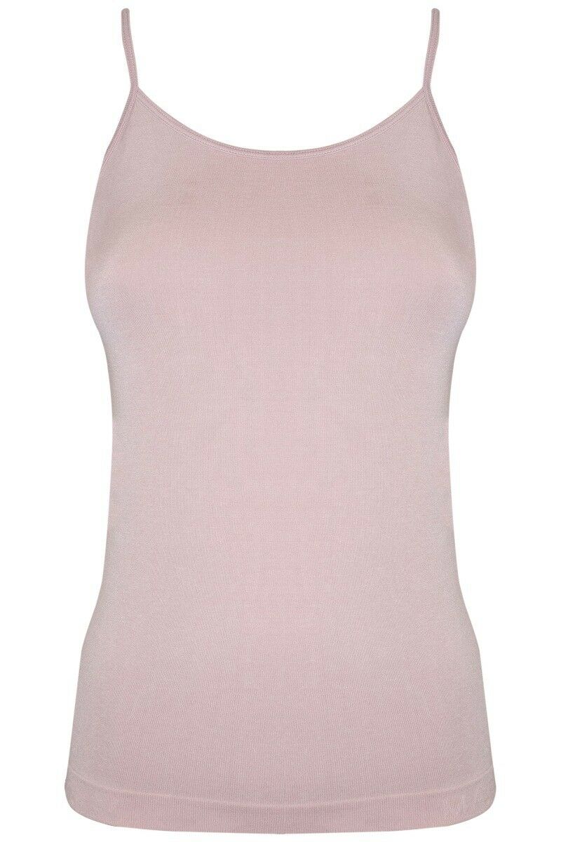 Dames Bamboo Cami Roze