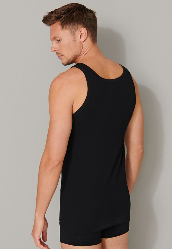 95/5 Heren Singlet 2-Pack Black