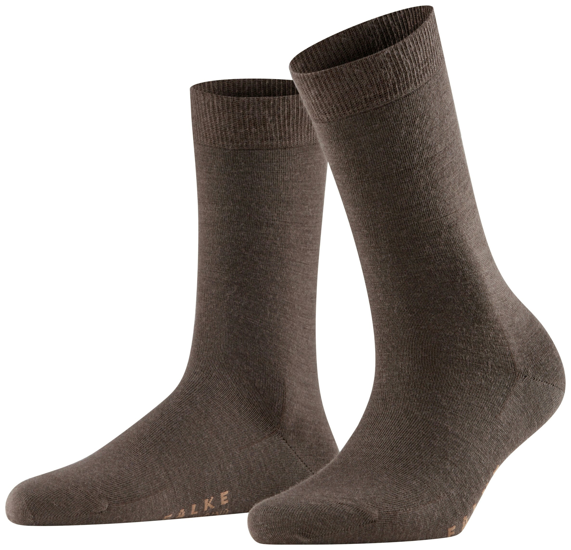 FALKE Dames Softmerino Sokken Dark Brown