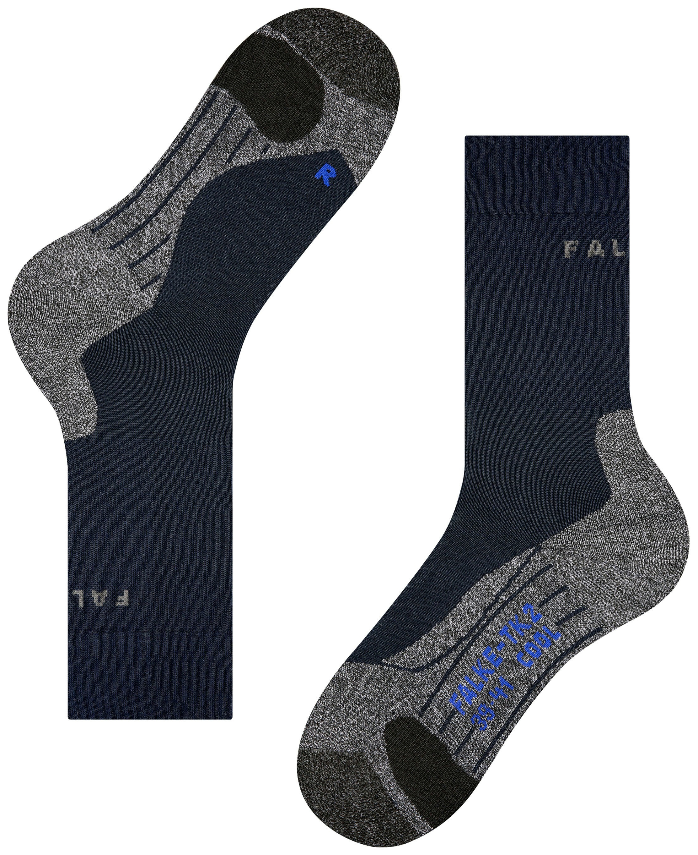 FALKE Heren TK2 Wandel Sokken Blauw