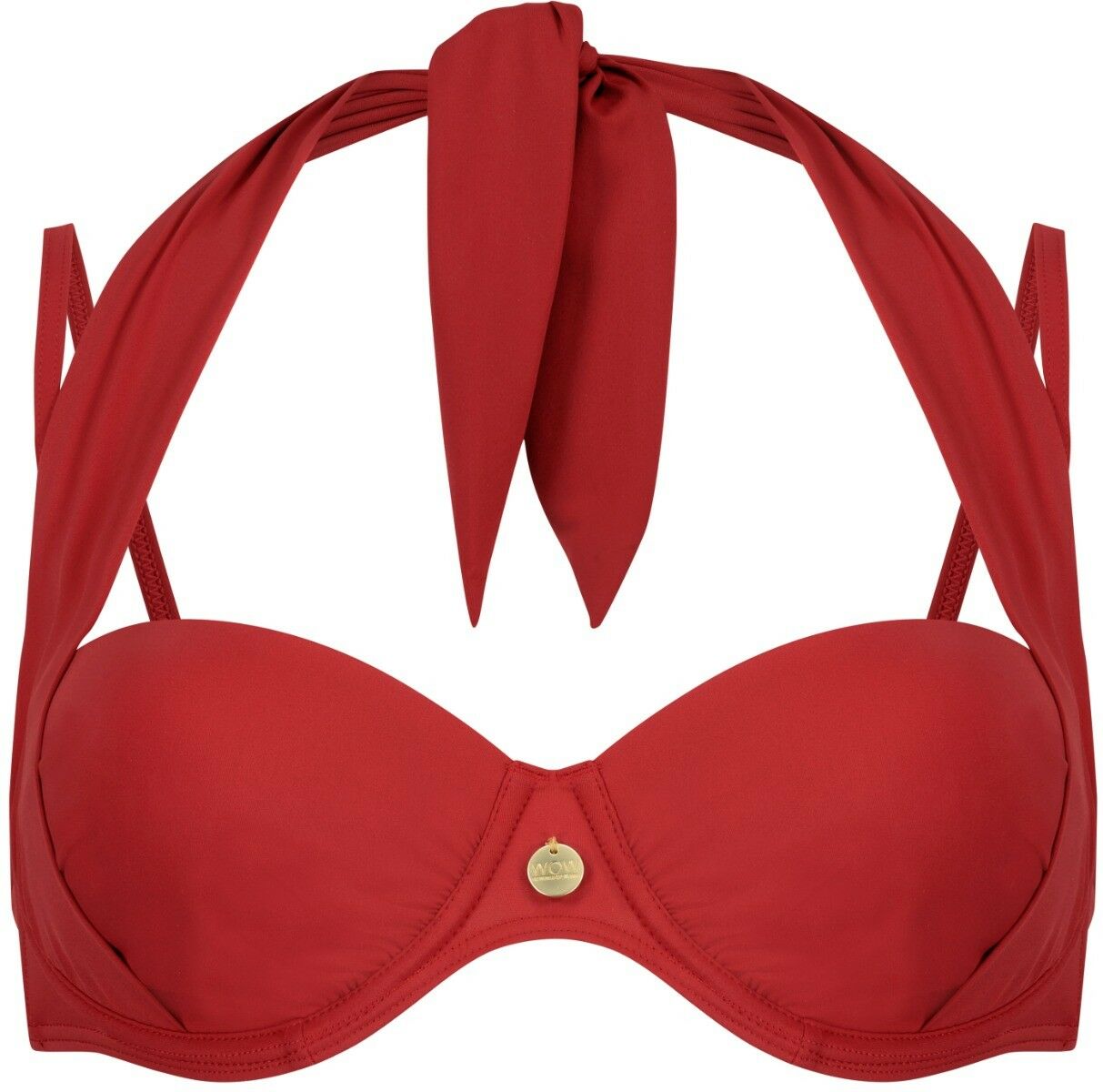 Beach TC WOW Dames Bikinitop Sunset Red