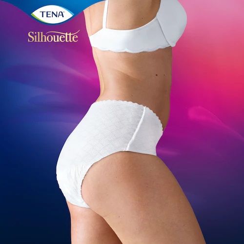 Silhouette Low Waist Normal Wit M