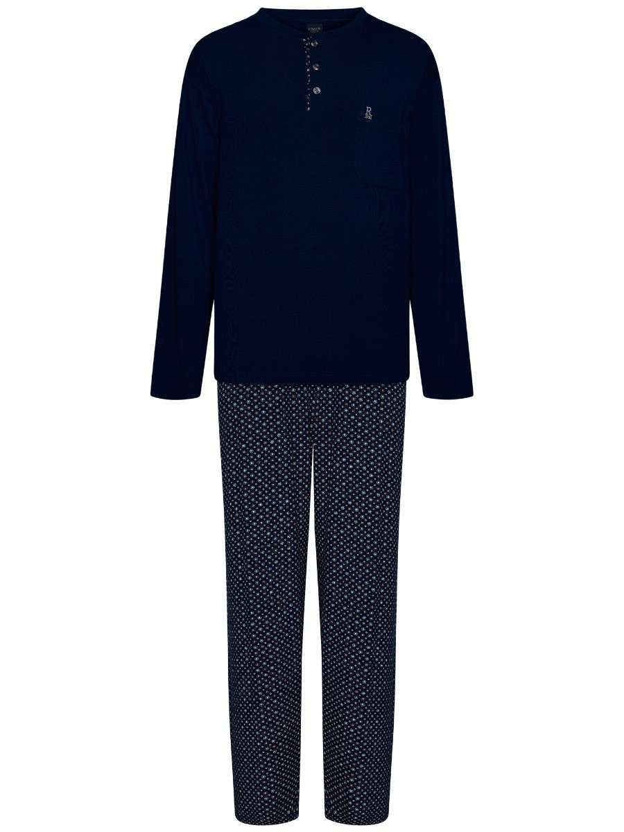 Heren Pyjama Dark Blue