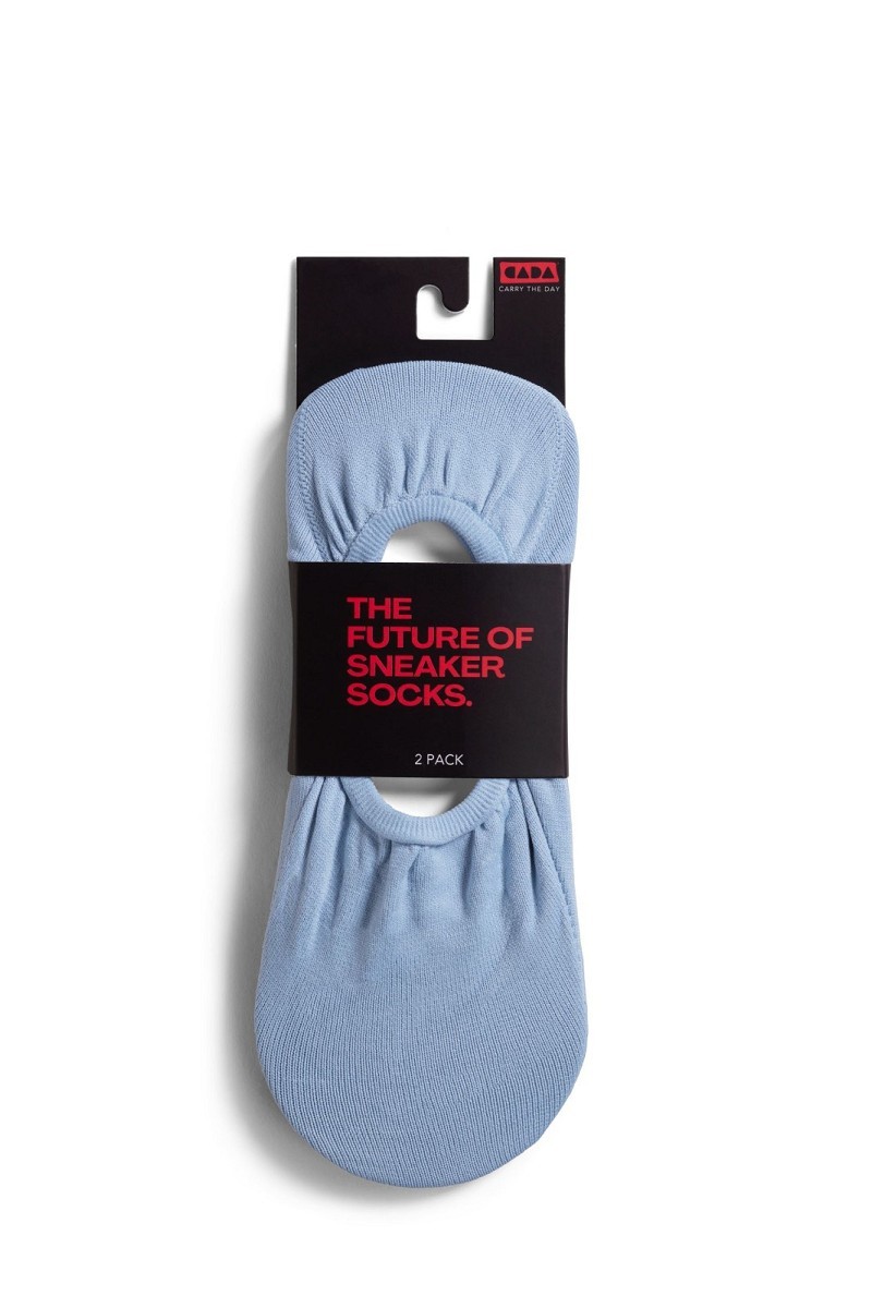 Unisex Cada Polyamide Sneakersok (2-pack) Faded Denim