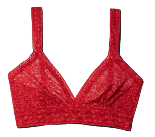 Dames Lace Bralette Red Romance