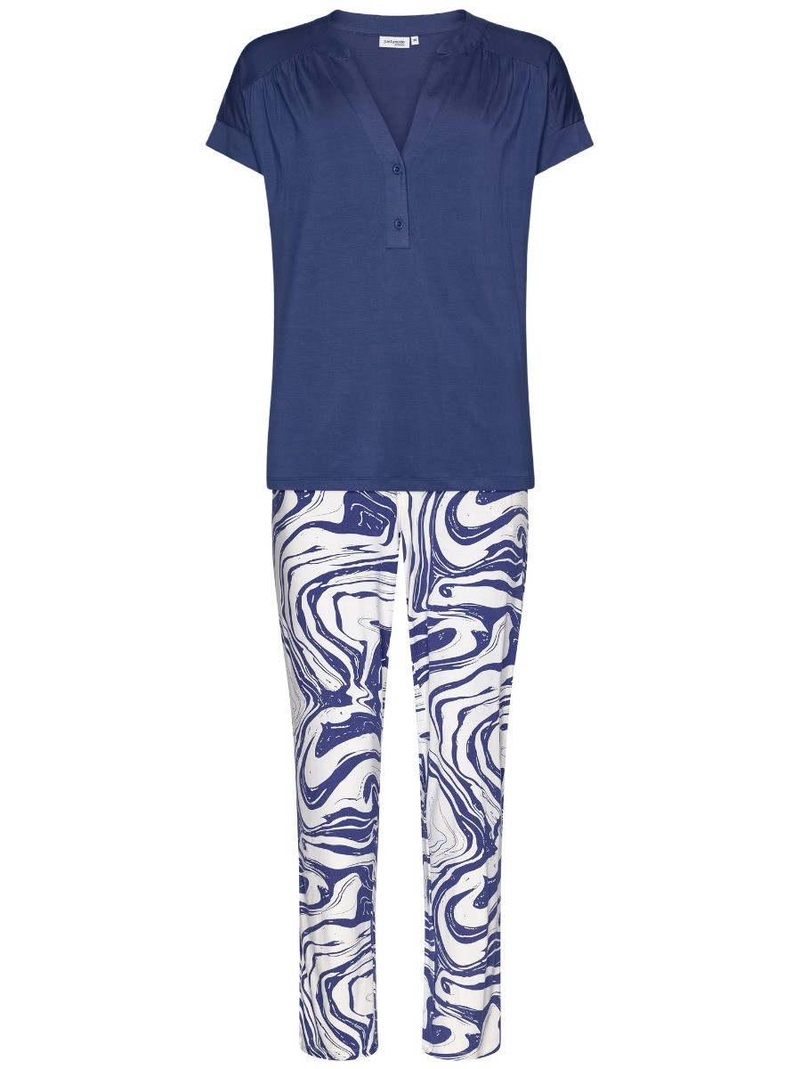 Dames Pyjama Dark Blue