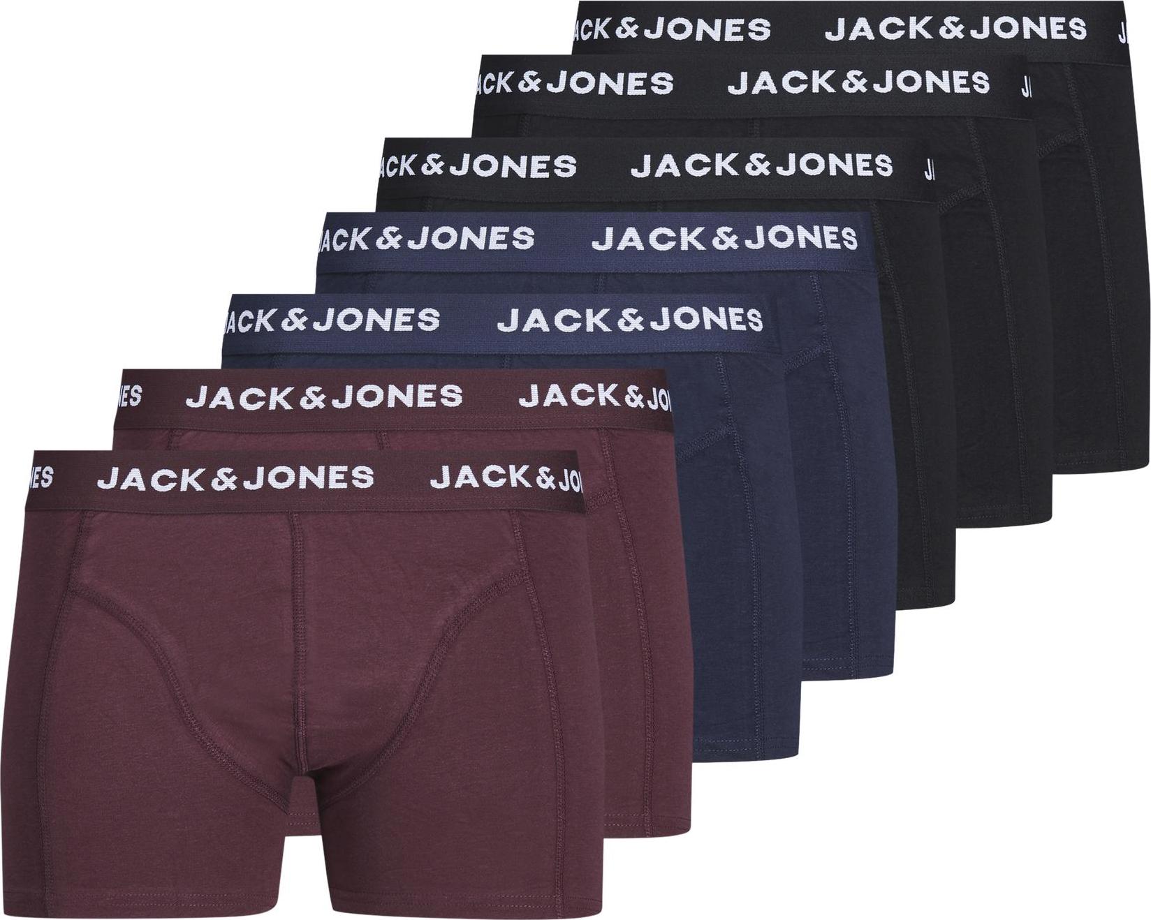 Heren Simply Basic Trunks 7-pack Black