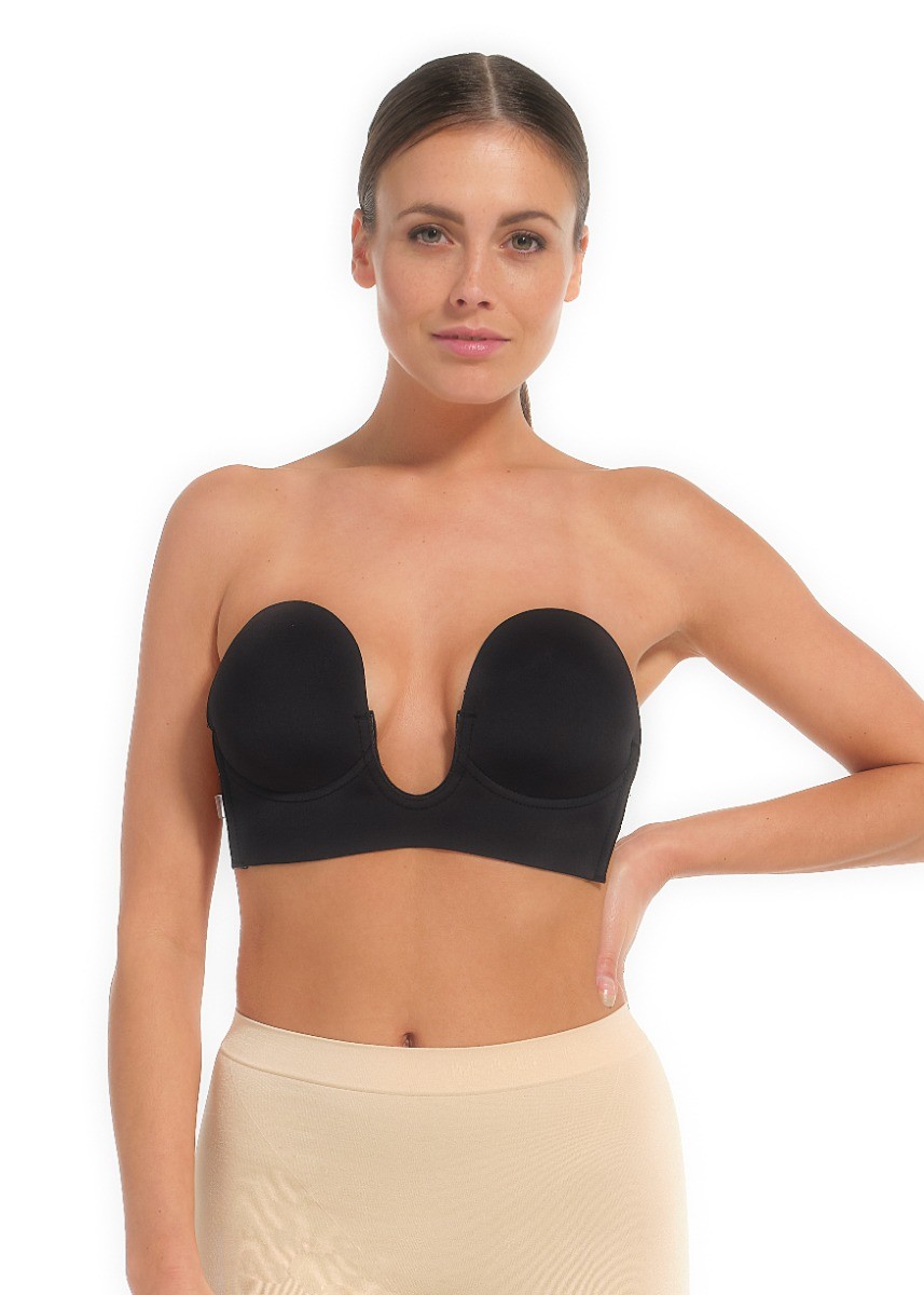 Dames U Plunge Bra Black