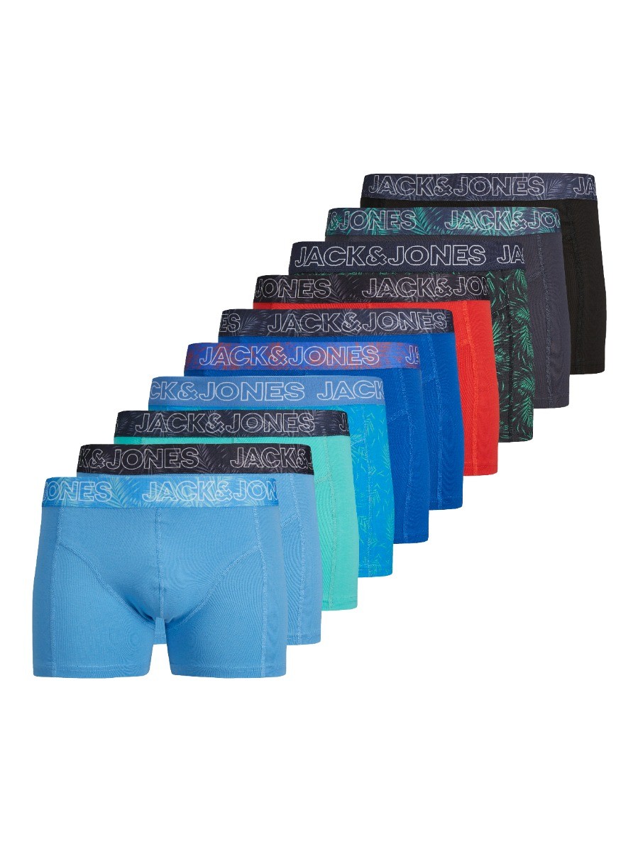 Heren Jaccanvey Boxershorts 10-Pack India Ink