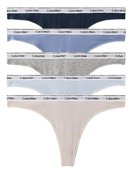 Modern Logo Dames String 5-Pack Multi