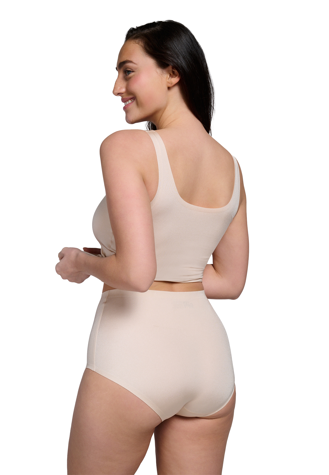Ten Cate Secrets Dames Top 2-way Shiny Almond