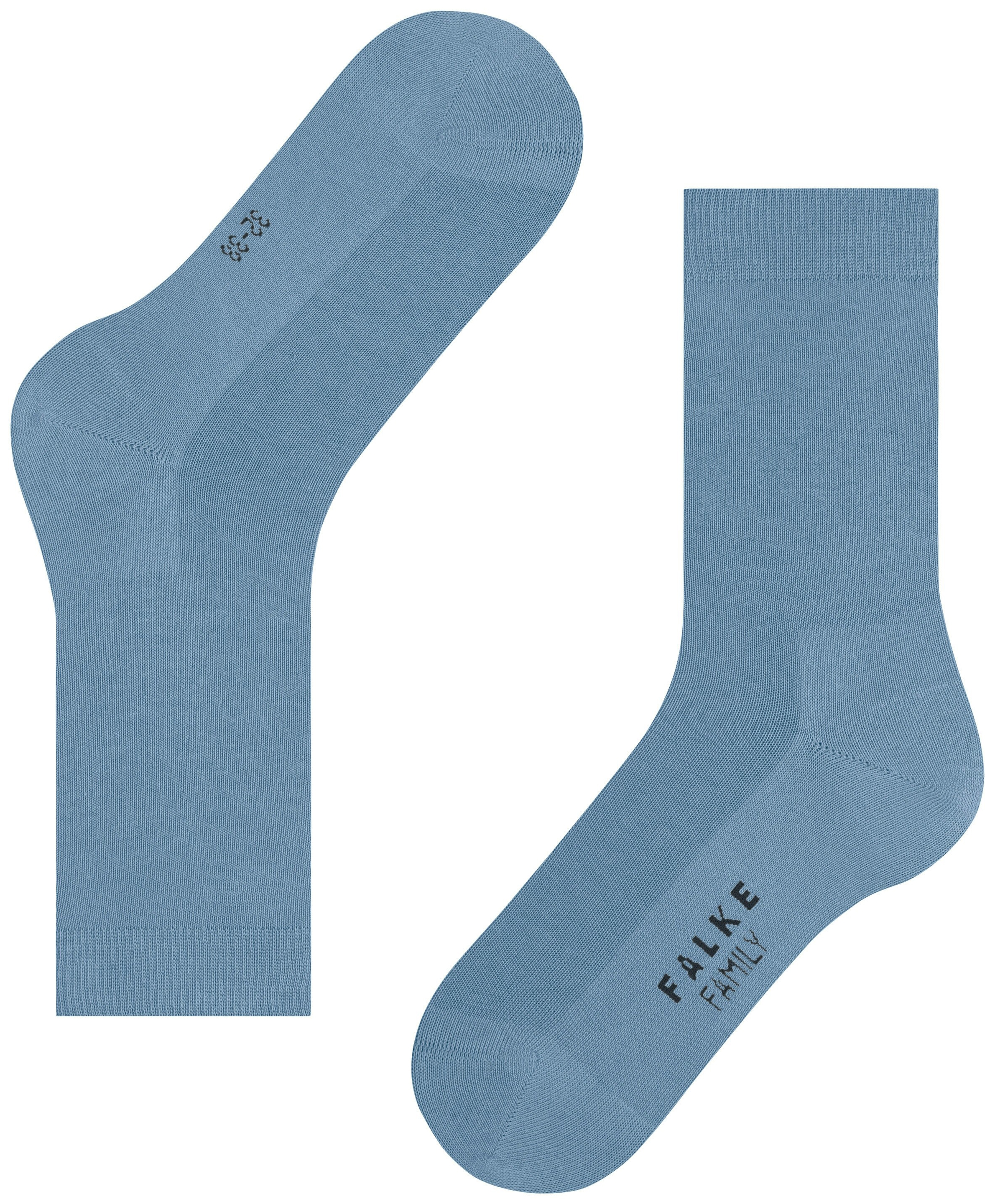 FALKE Dames Family Sokken Blauw