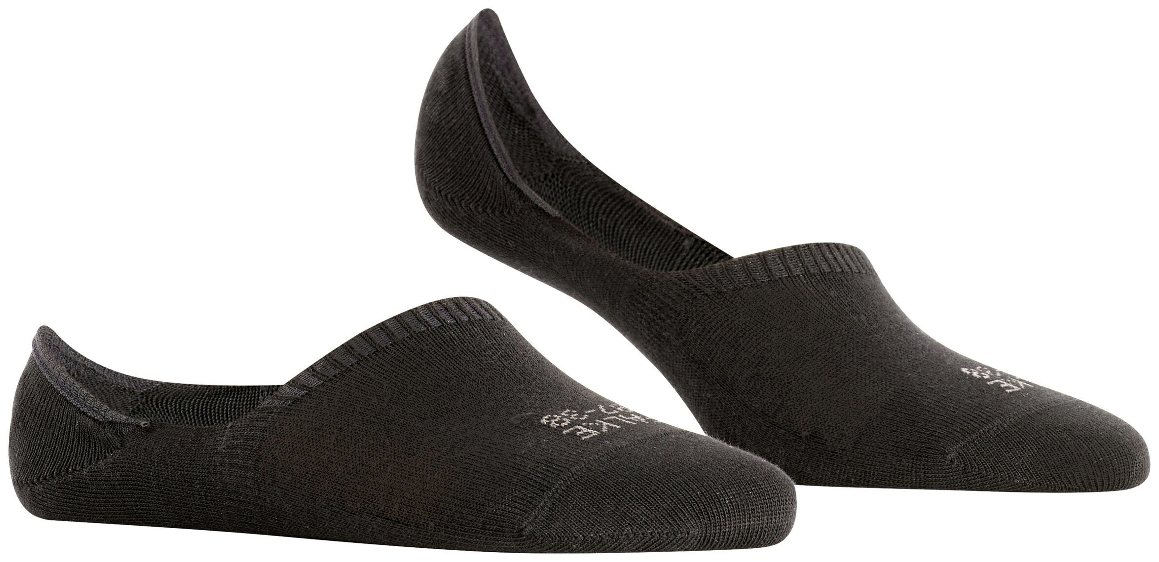 FALKE Dames Step High Cut Footies Zwart