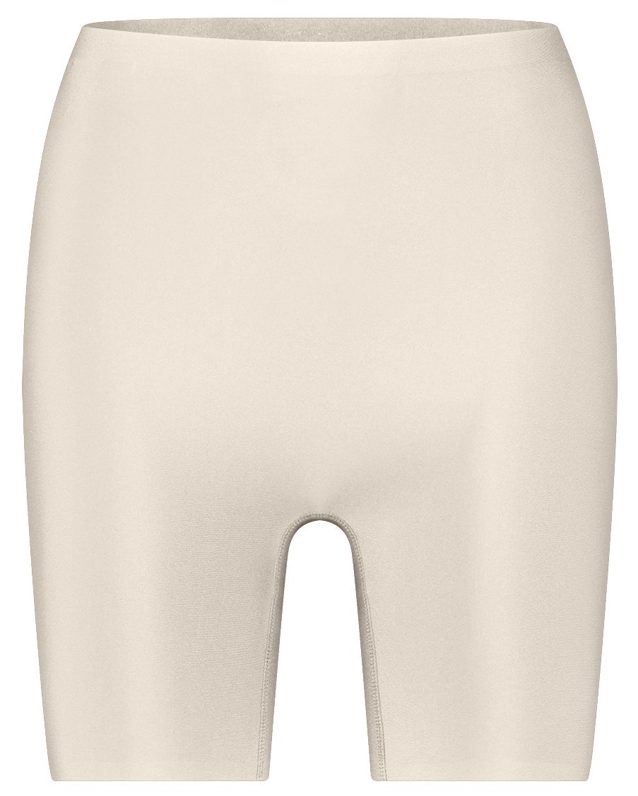 Dames Secrets high waist long shorts Almond