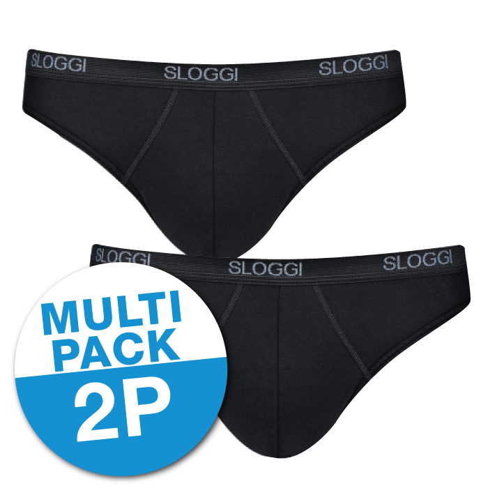 MEN Basic Heren Mini 2-Pack Zwart