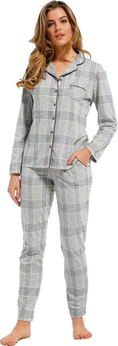 Deluxe Dames Pyjama Grijs