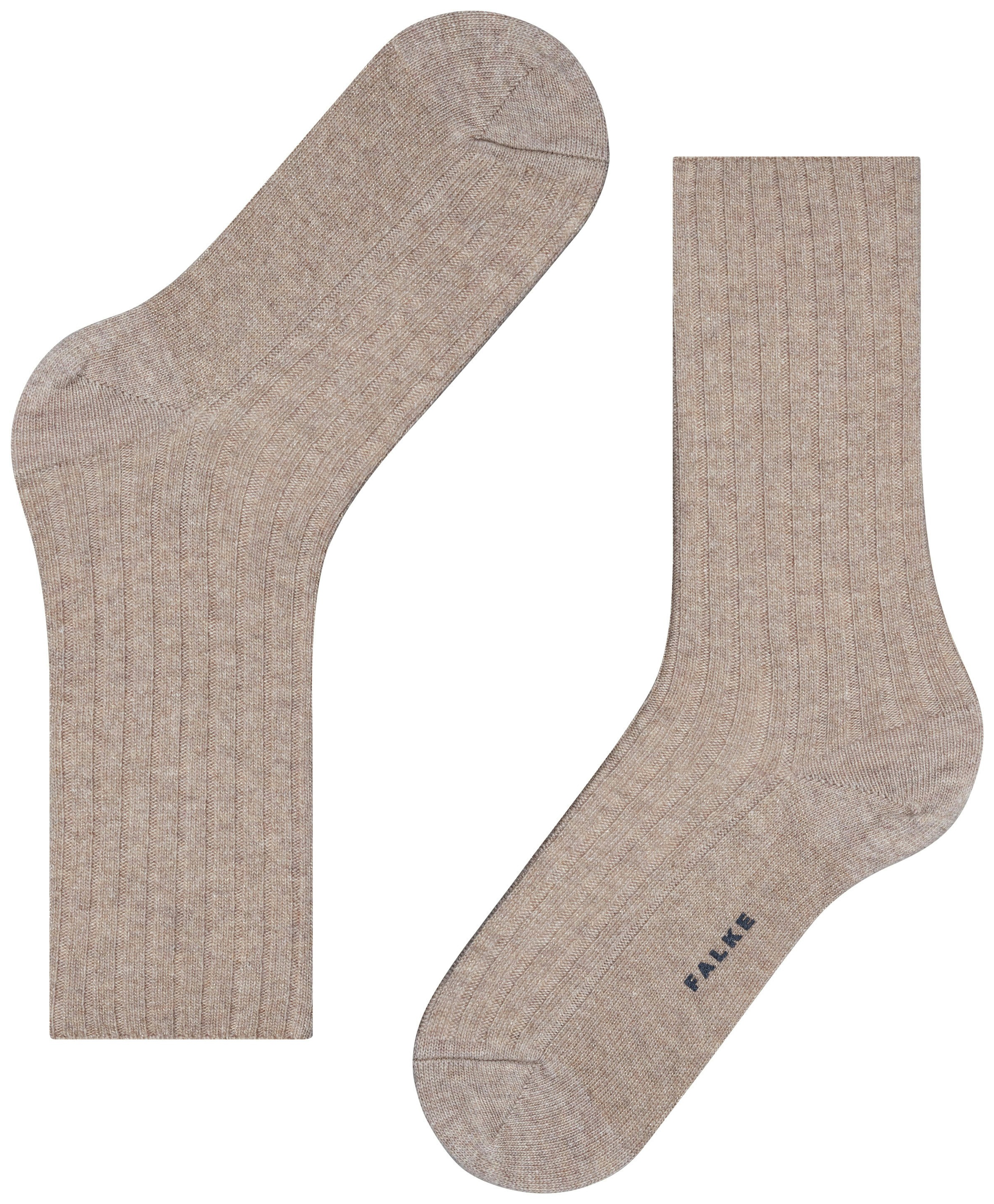 FALKE Dames Cosy Wool Special Edition Bootsokken Beige
