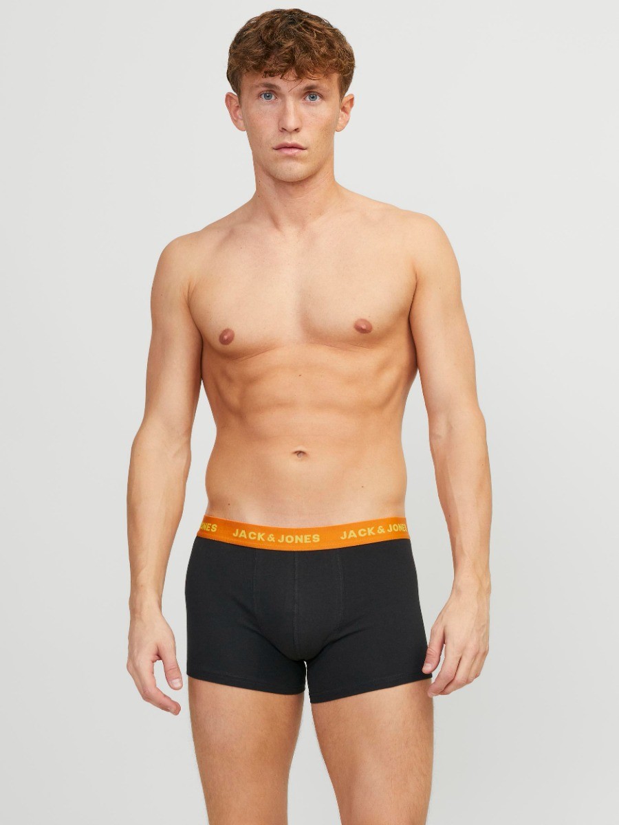 Jack&Jones Heren Jacleo Solid Trunks 5-Pack Black