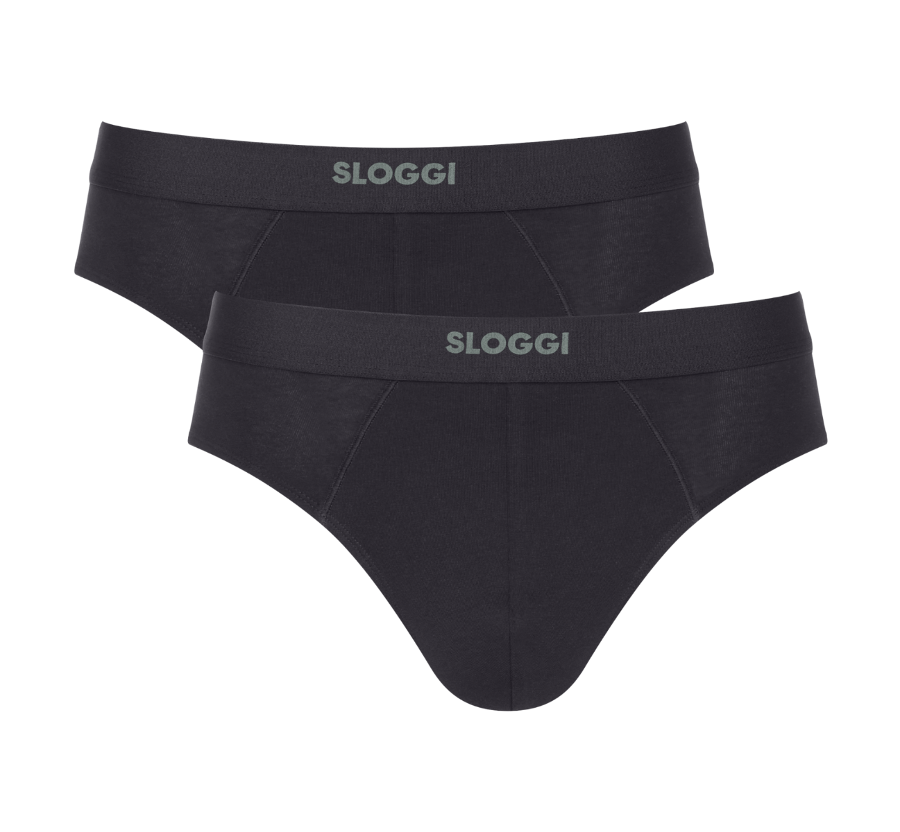 Heren Ever Ease Midi 2-Pack Black Heren Ever Ease Midi 2-Pack Black