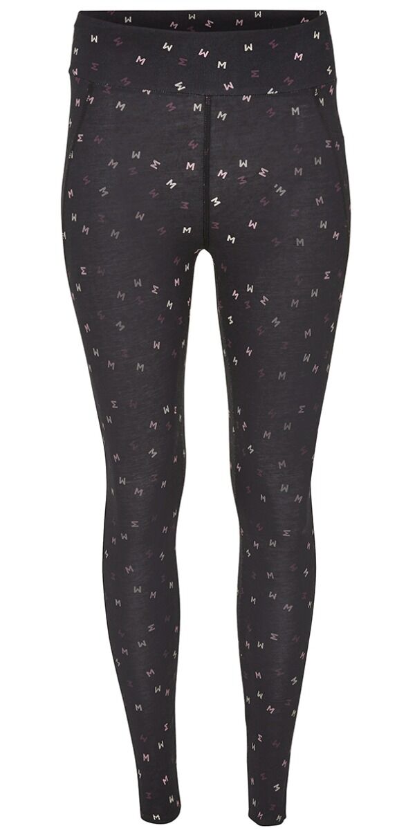 Dames High Waist Legging Zwart