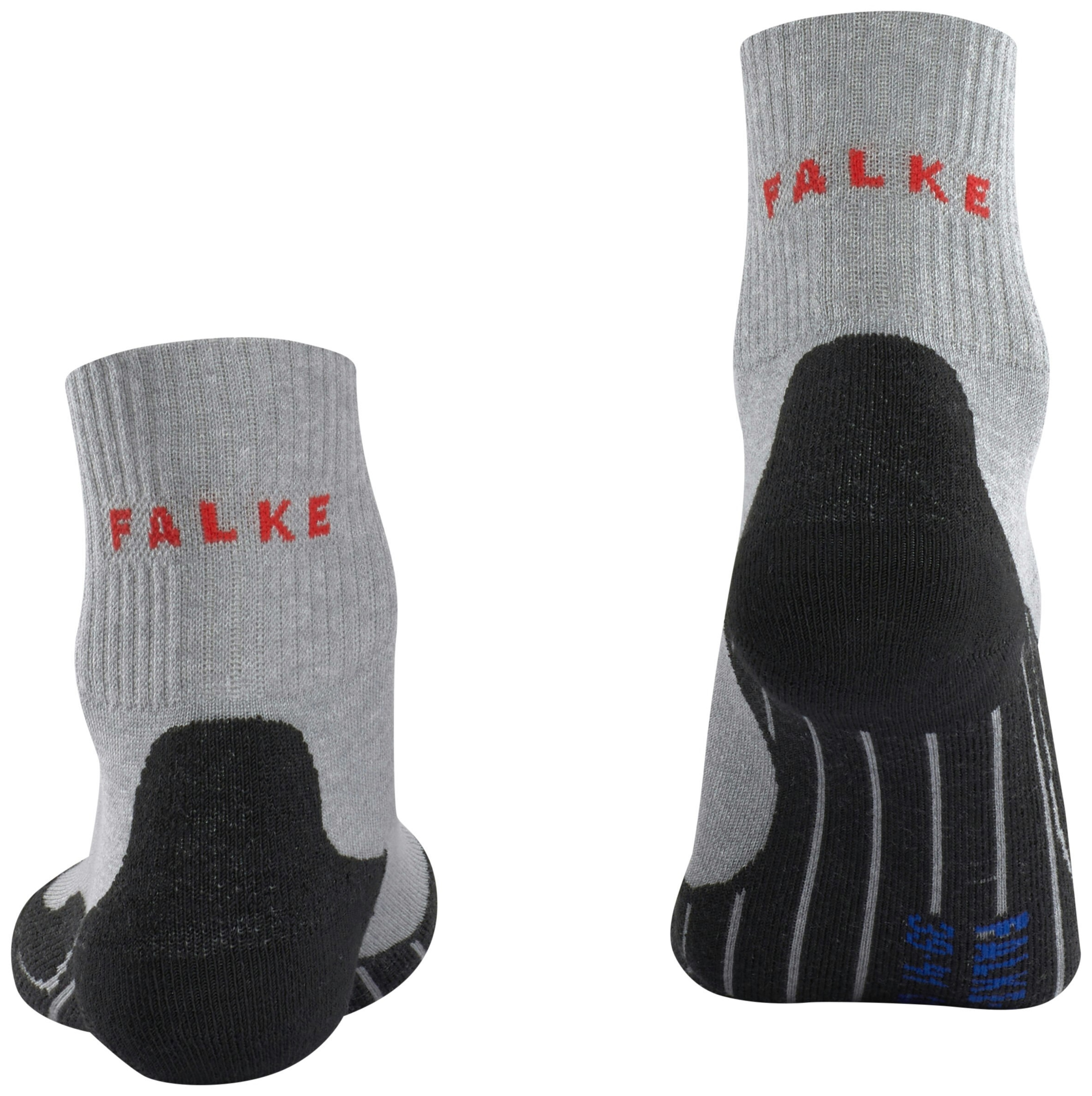 FALKE Heren TK2 Korte Wandel Sokken Grijs