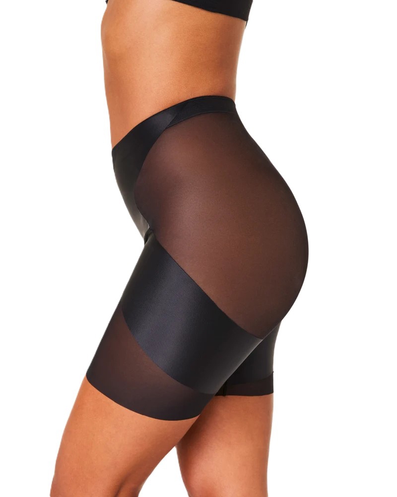 Spanx Dames SPANXshape SatinX Midthigh Short Very Black