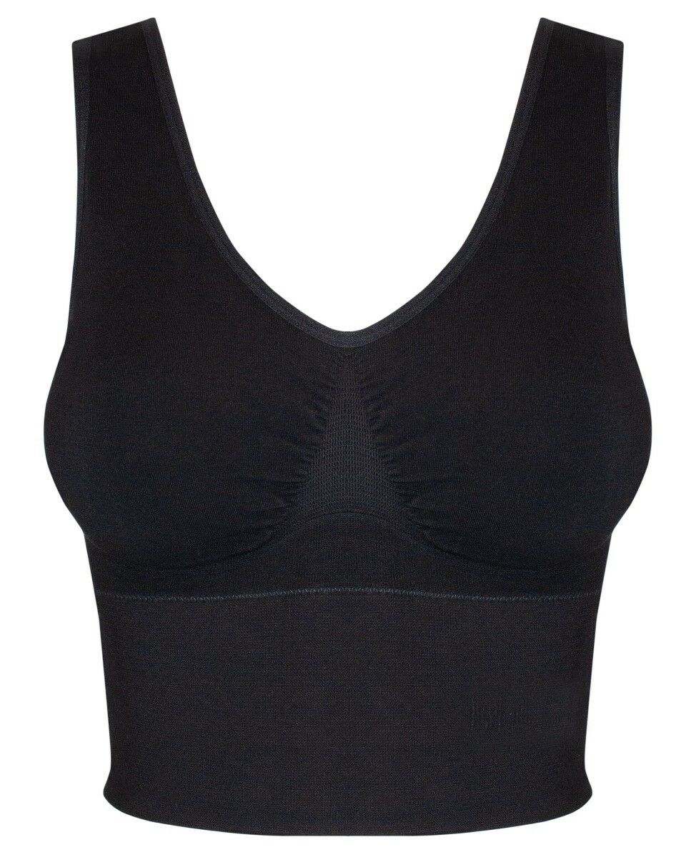 Dames Bamboo Shape BH Zwart