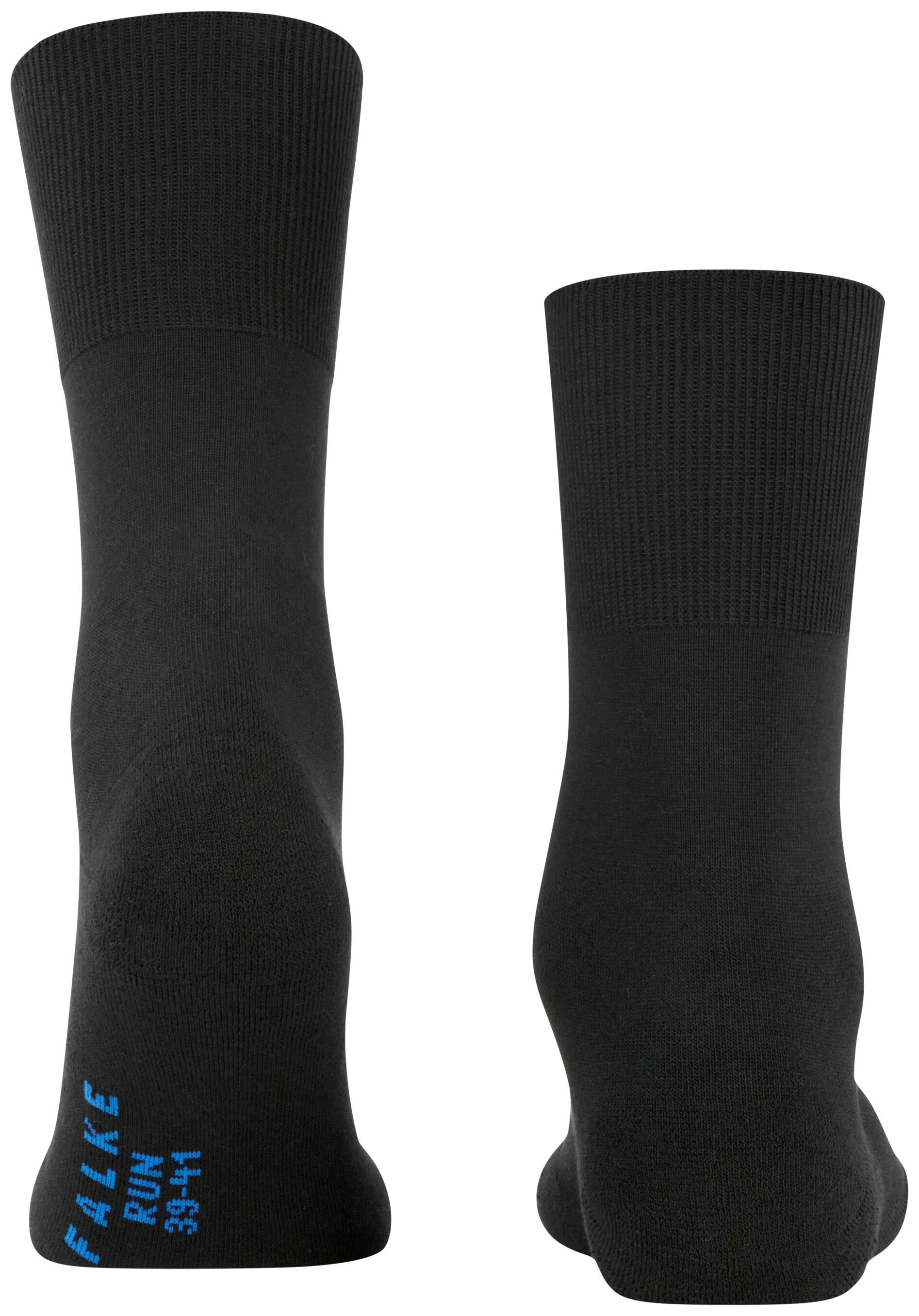 FALKE Unisex Run Sokken Zwart