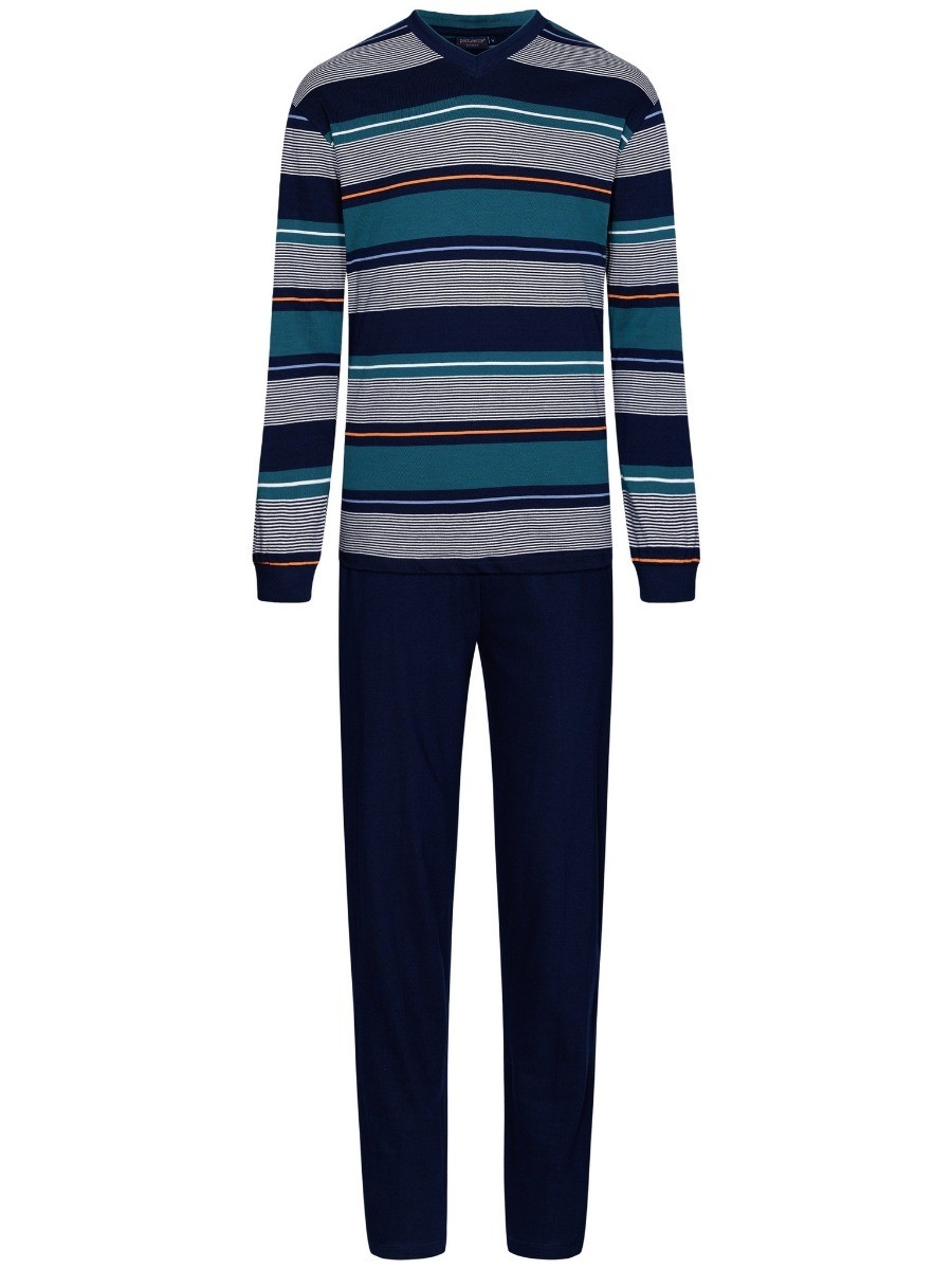 Heren Pyjama Donkerblauw