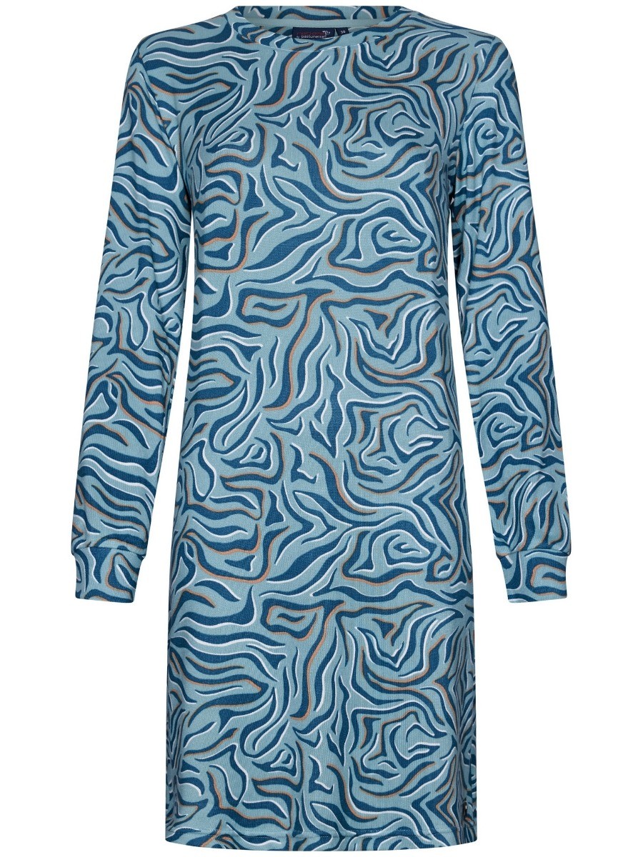 Dames Nachthemd 95 CM Turquoise