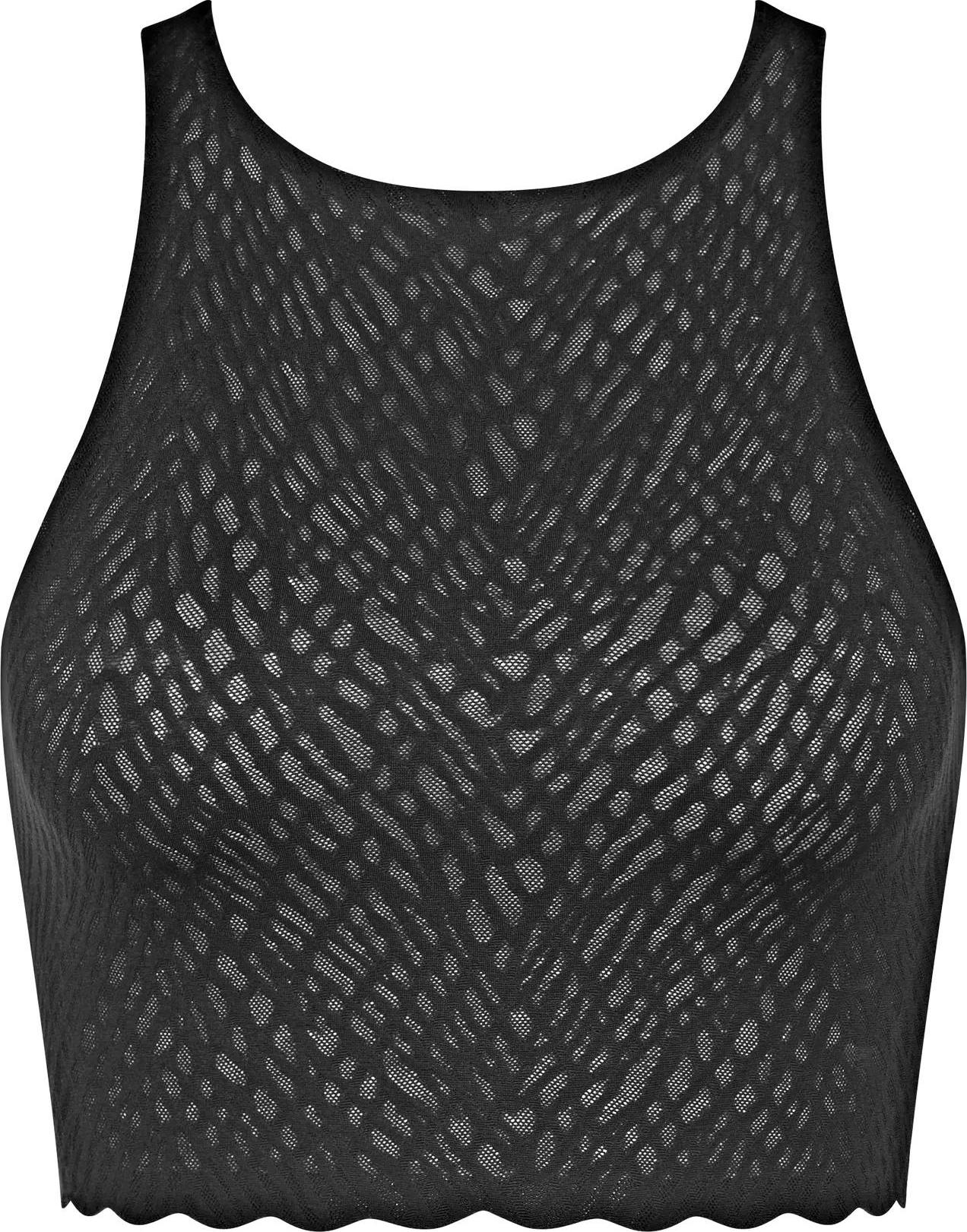 ZERO Feel Bliss Dames Crop Top Black ZERO Feel Bliss Dames Crop Top Black