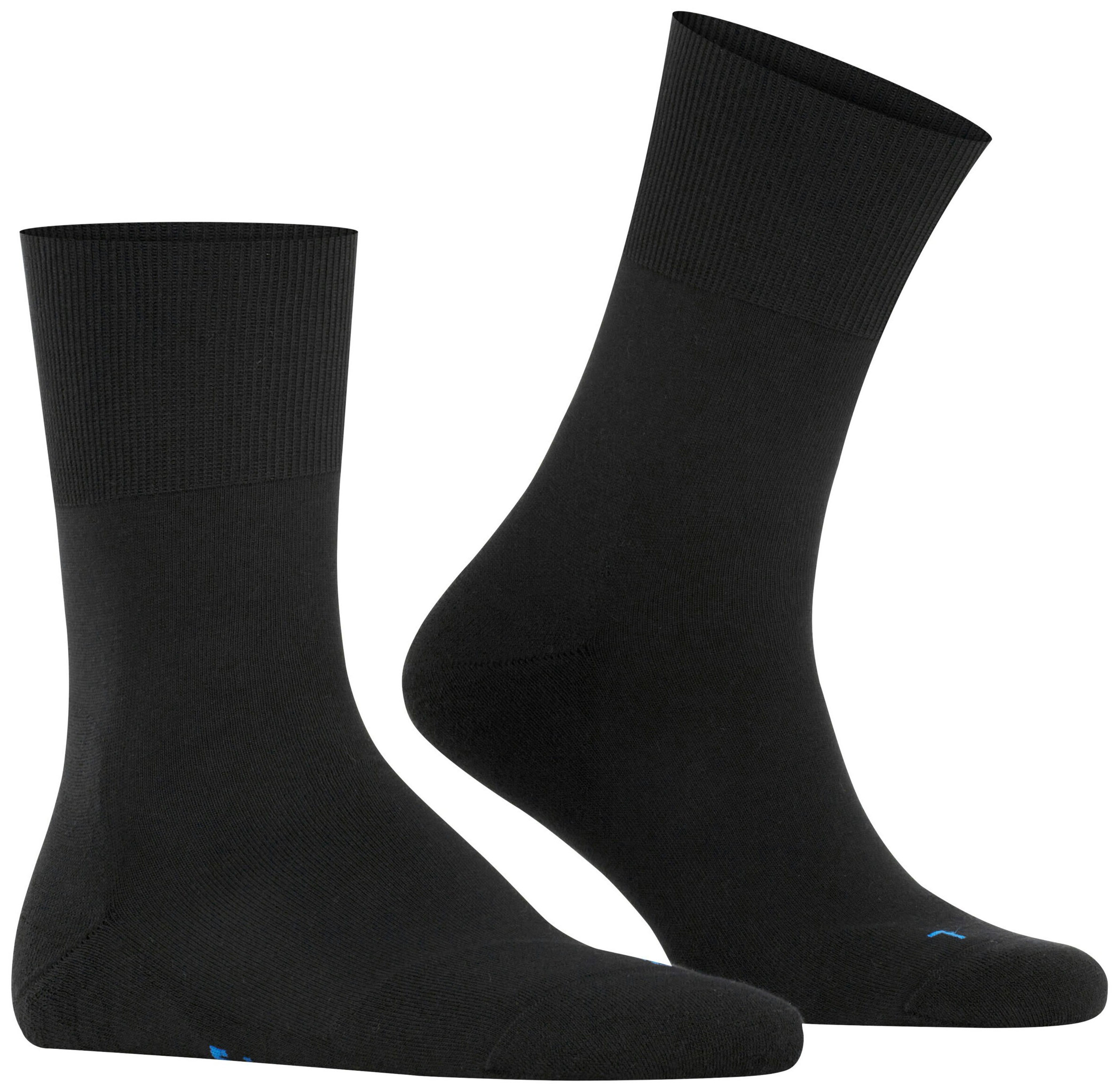 FALKE Unisex Run Sokken Zwart