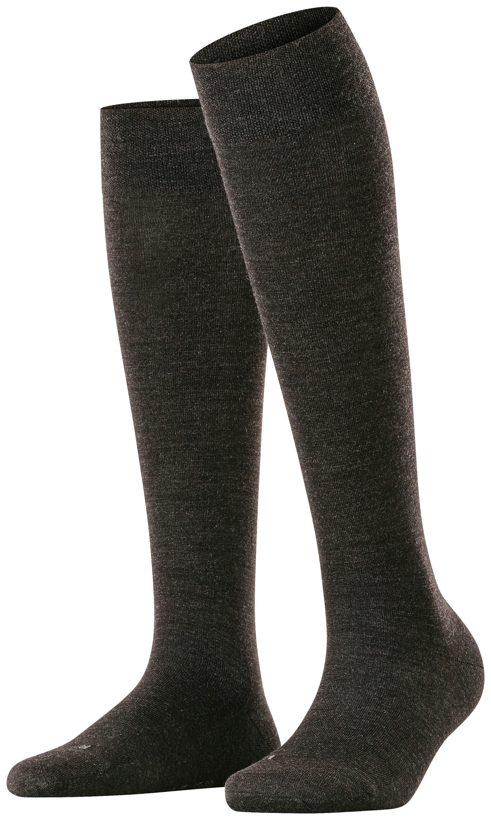 FALKE Dames Sensitive Berlin Kniekousen Grijs