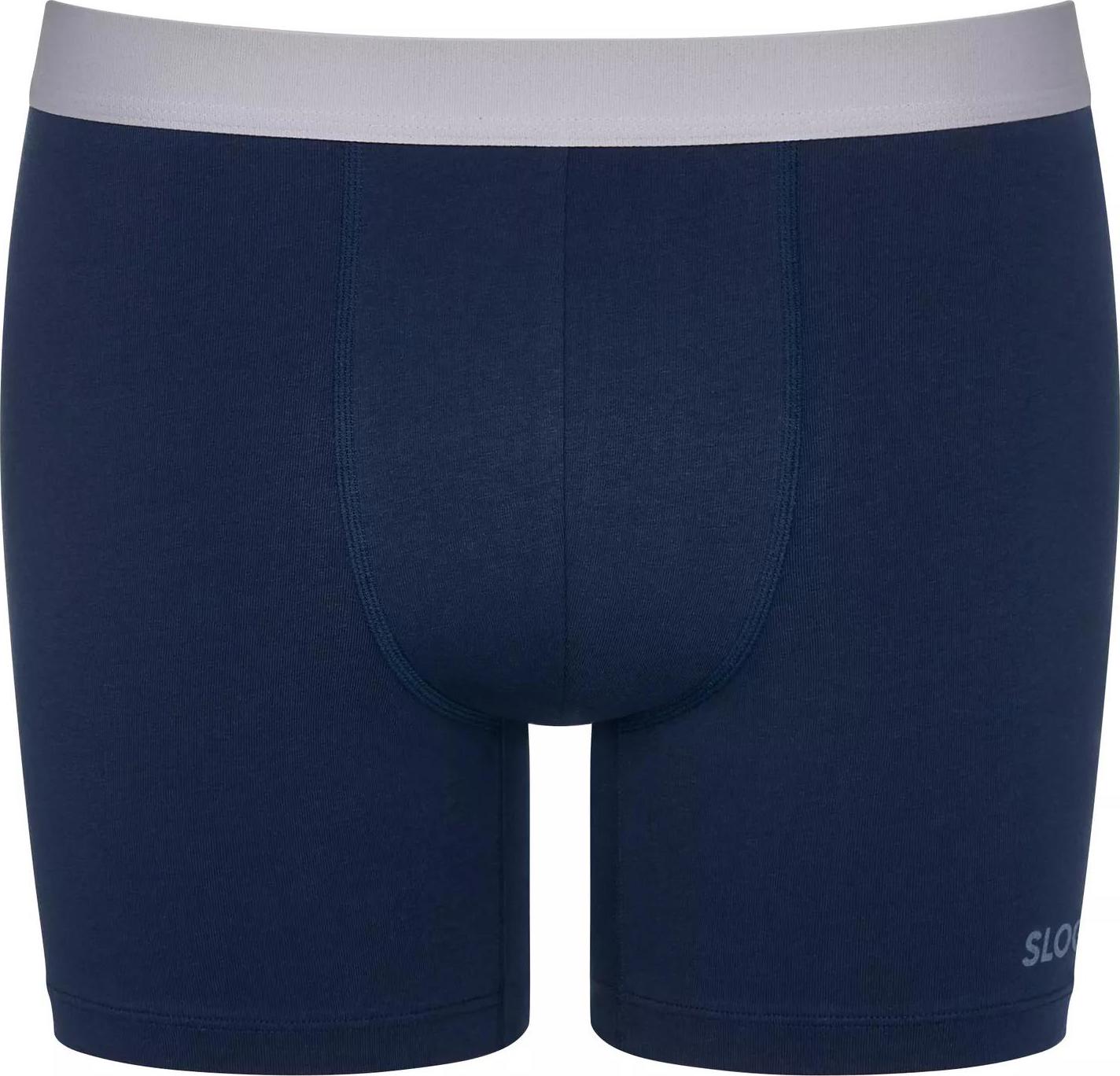 MEN Go ABC Heren Short Met Lange Pijpjes 2-Pack Navy