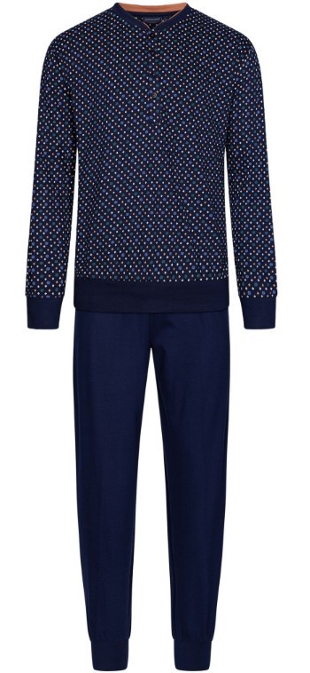 Heren Pyjama Donkerblauw