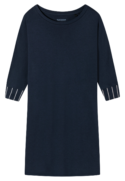 Modern Nightwear Dames Nachthemd Dark Blue