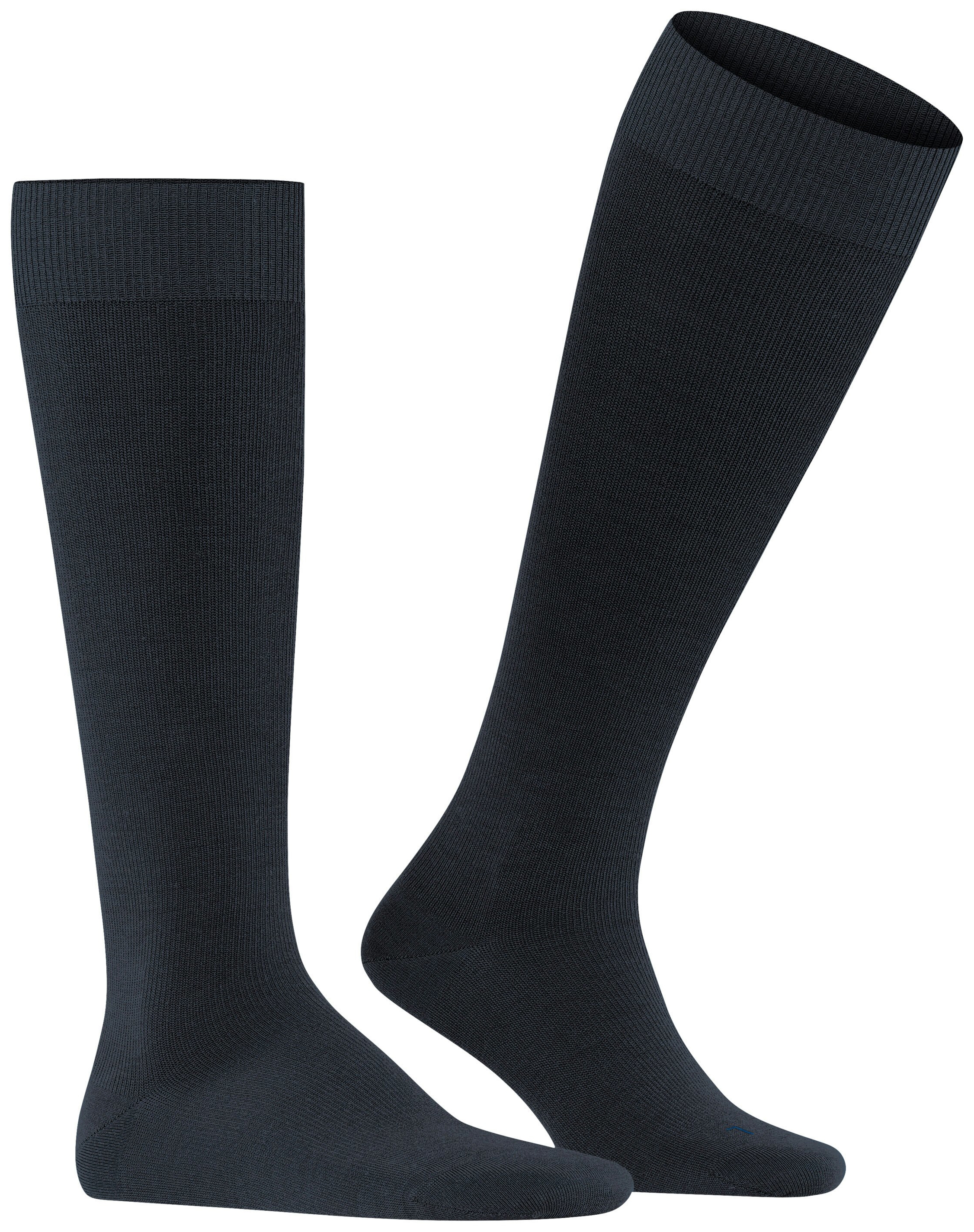 FALKE Heren Energizing Wool Kniekousen Blauw