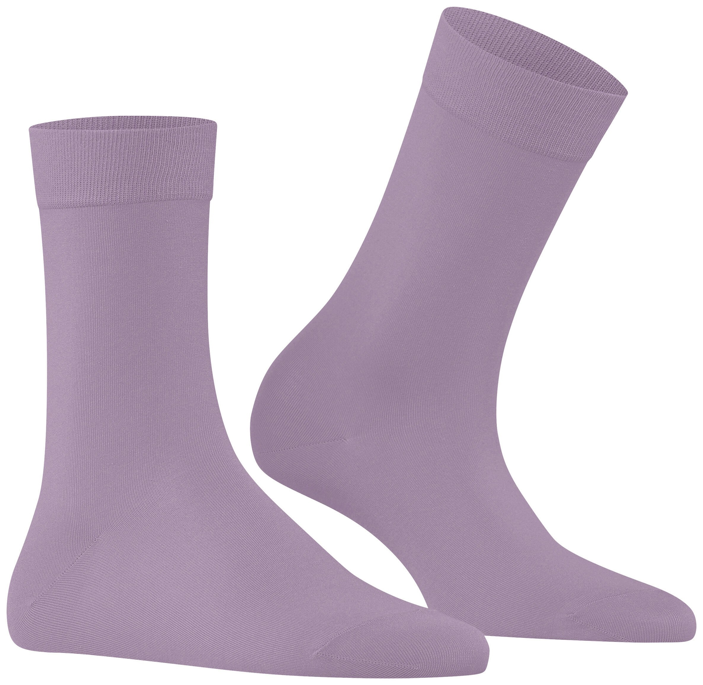 FALKE Dames Cotton Touch Sokken Misty Lila