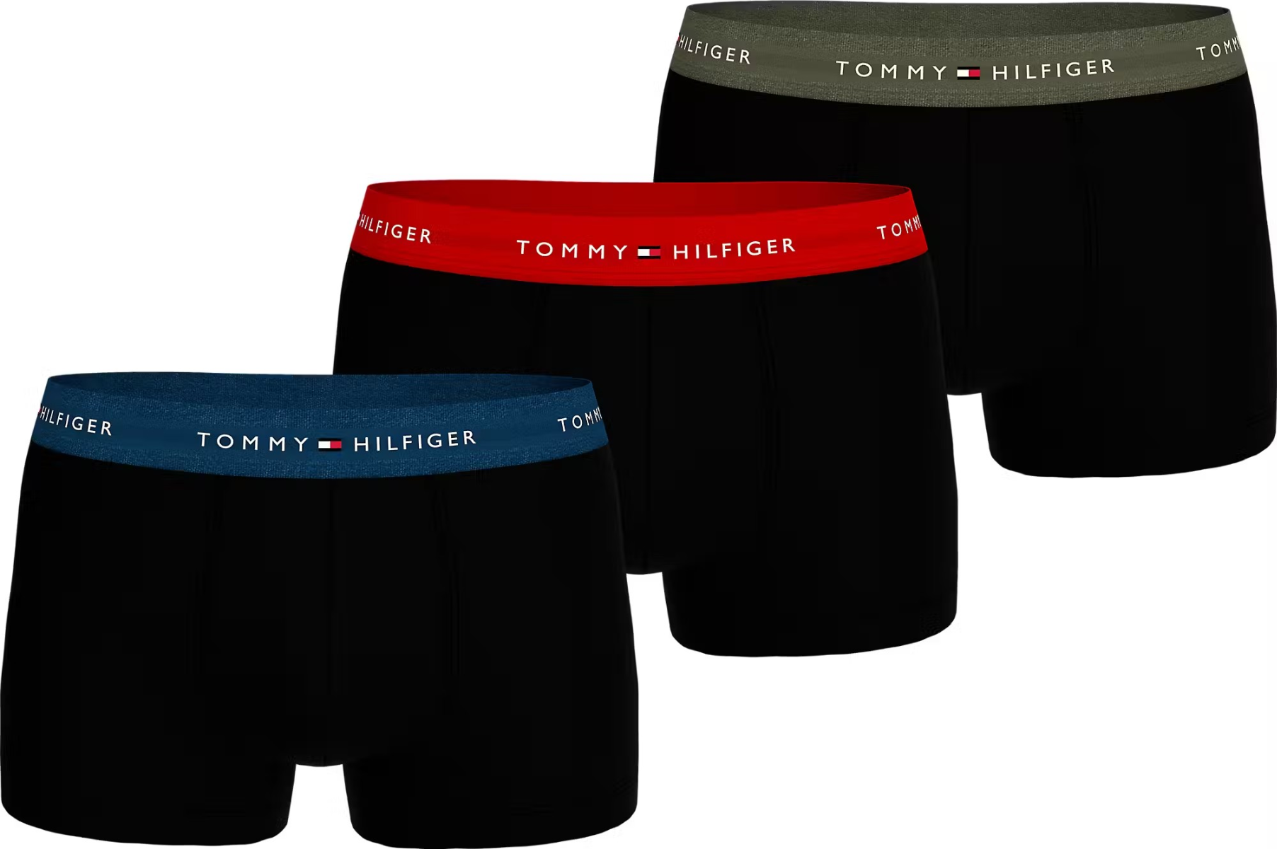 Heren Signature Cotton Boxershorts 3-Pack Black