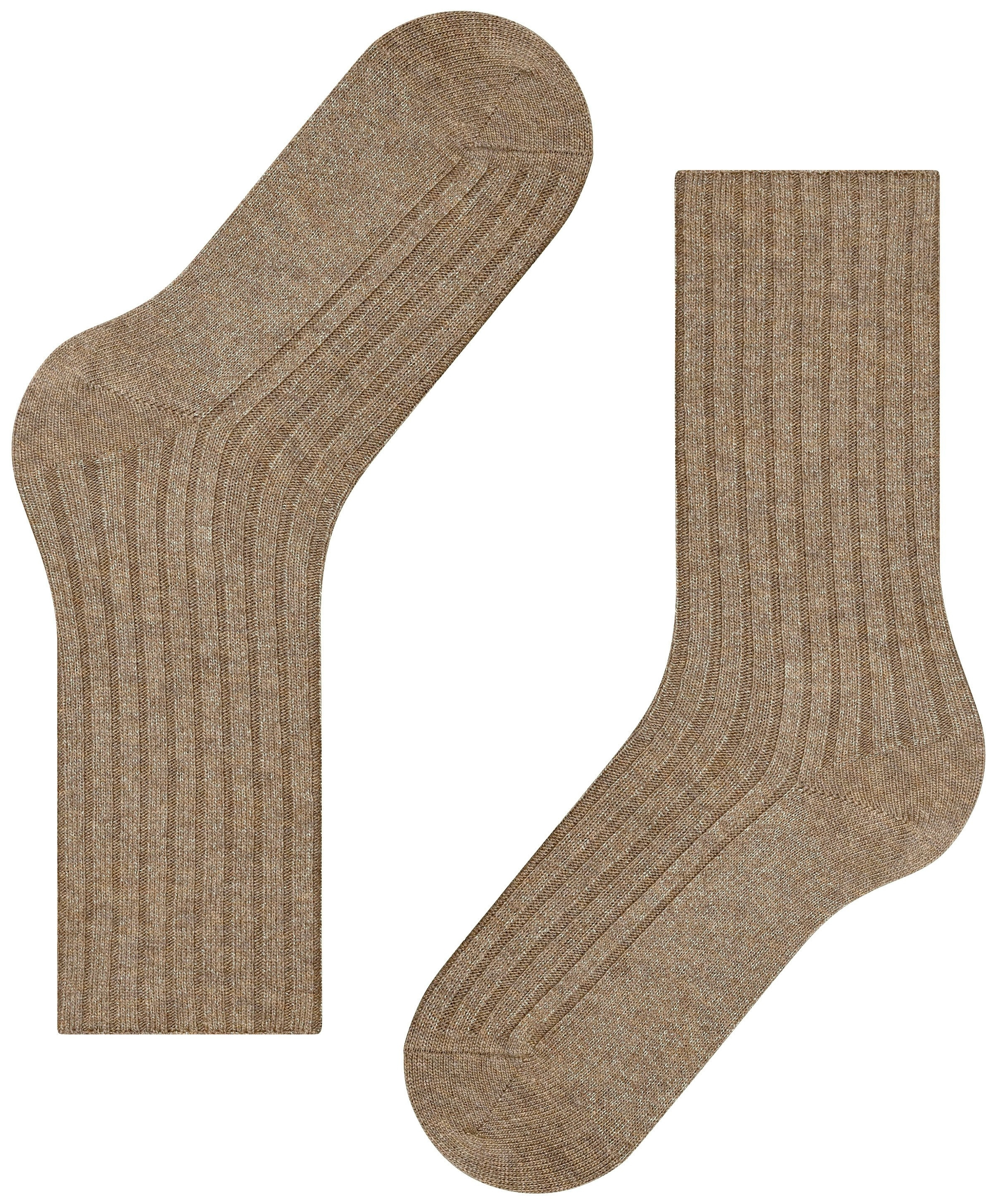 FALKE Dames Cosy Wool Special Edition Bootsokken Beige