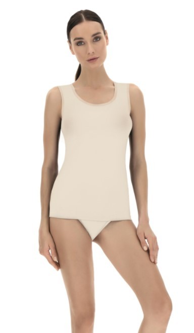 Dames Perfect Line Tank Top Ivory